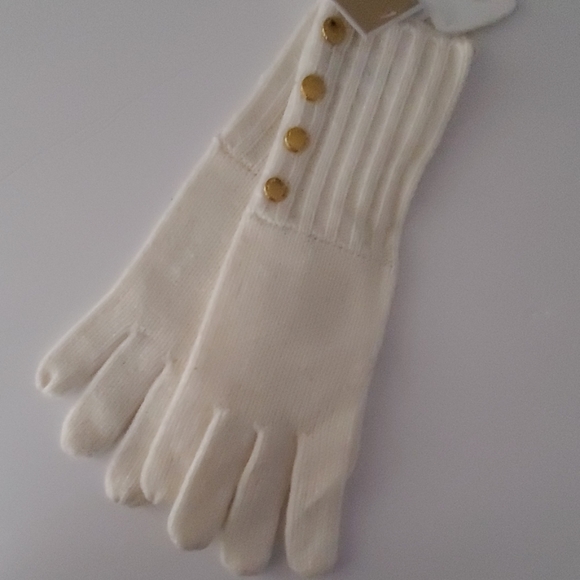 🆕 Michael Kors Button Ribbed Knit Gloves - Picture 3 of 6